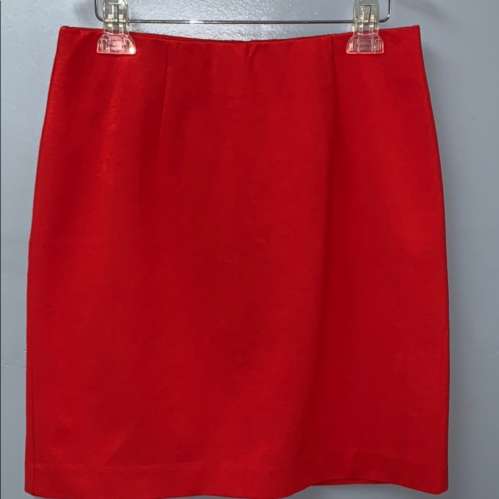 J.Jill Red Skirt Small Size NWNT
